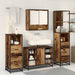Set de mobilier pentru baie 3 pcs Lemn Vechi Lemn compozit - WALTI WALTI