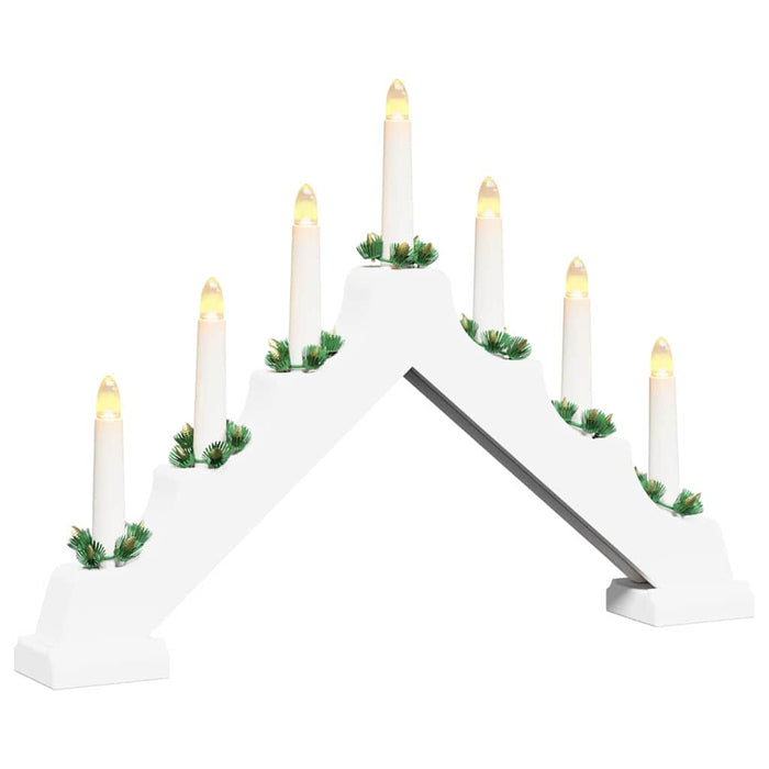 Pod din Lumânări de Crăciun cu 7 LED Alb 39.5 x 5 x 29 cm - WALTI WALTI