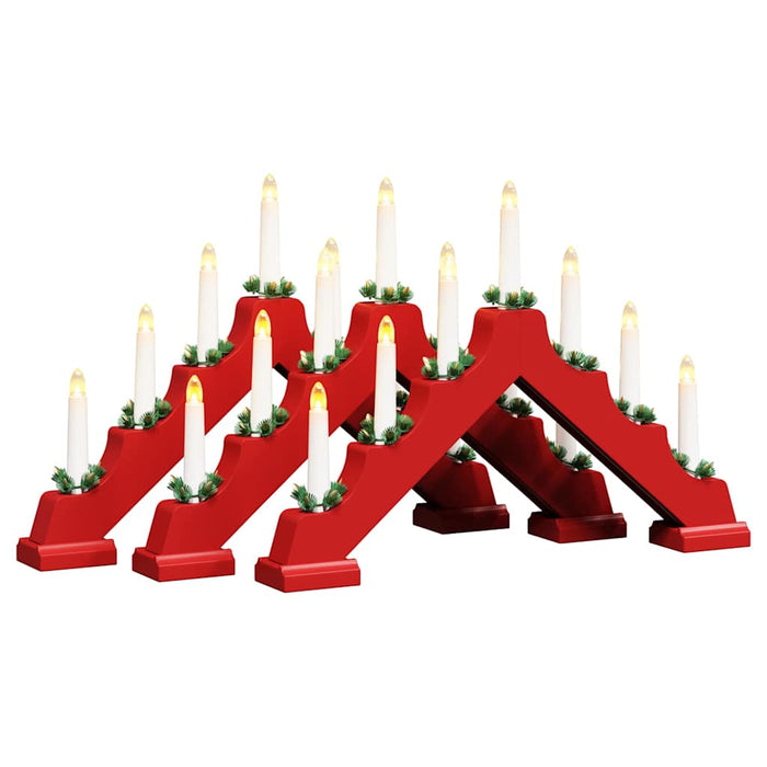 Pod din Lumânări de Crăciun 3 pcs Roșu 39.5 x 5 x 29 cm - WALTI WALTI