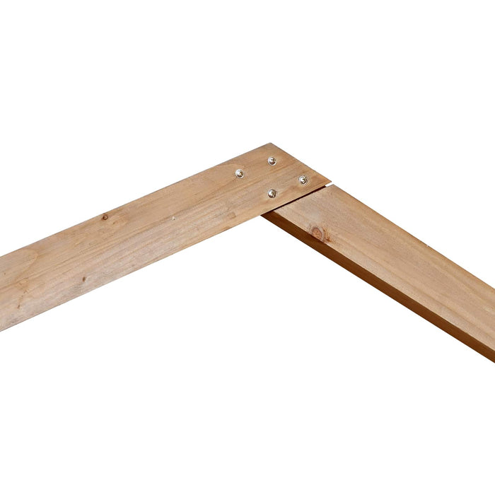 Arc de nuntă Maro deschis 221 x 92 x 216 cm Lemn de pin masiv WALTI