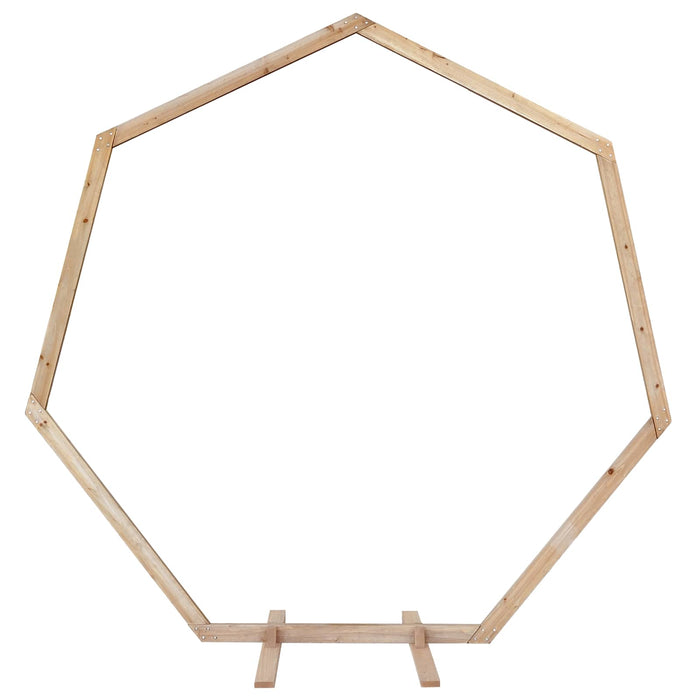 Arc de nuntă Maro deschis 221 x 92 x 216 cm Lemn de pin masiv WALTI