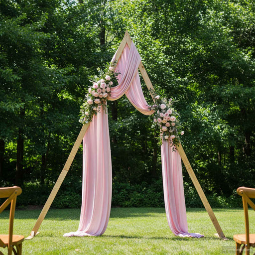 Arc de nuntă Maro deschis 202 x 95 x 254 cm Lemn de pin masiv - WALTI WALTI