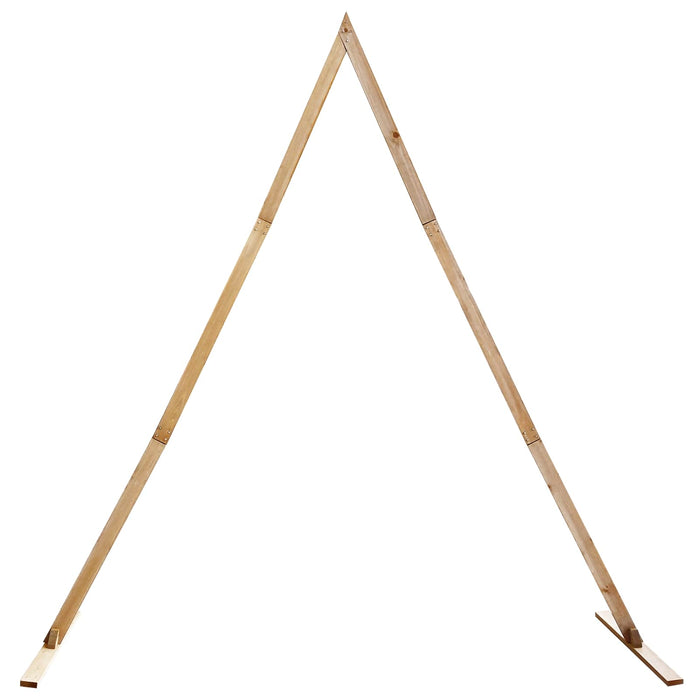 Arc de nuntă Maro deschis 202 x 95 x 254 cm Lemn de pin masiv - WALTI WALTI
