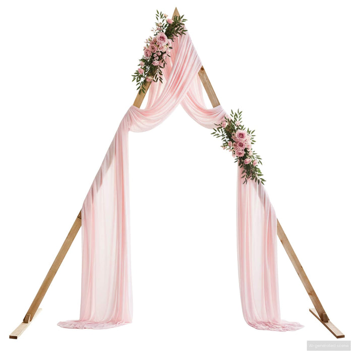 Arc de nuntă Maro deschis 202 x 95 x 254 cm Lemn de pin masiv - WALTI WALTI