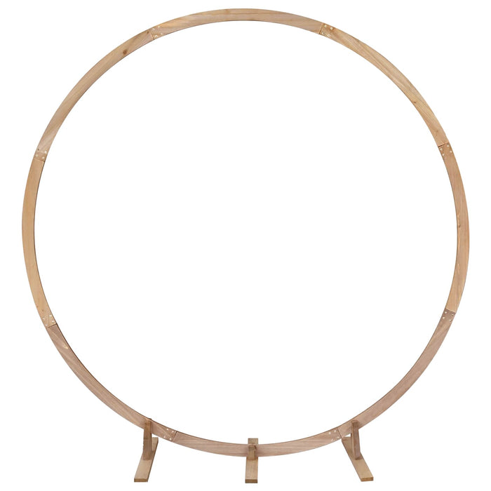Arc de nuntă Maro deschis 224 x 80 x 220 cm Lemn de pin masiv WALTI