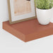 Raft de perete 4 pcs Roșu 23 x 23,5 x 4 cm Lemn compozit - WALTI WALTI