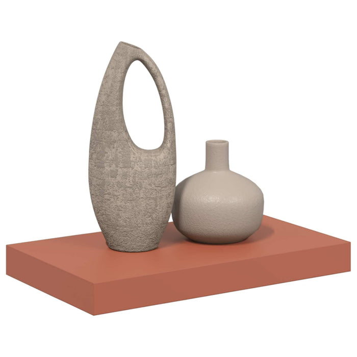 Raft de perete Pe perete Roșu 40 x 23,5 x 4 cm Lemn compozit - WALTI WALTI