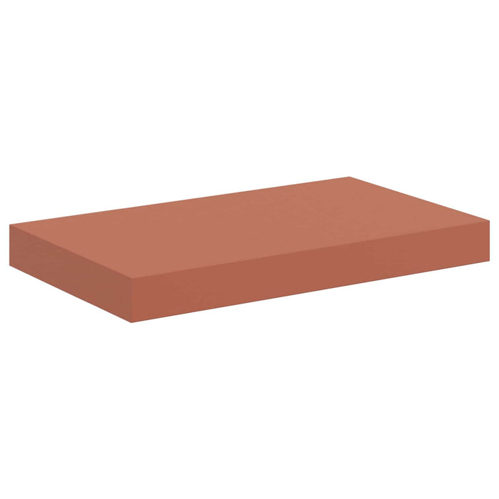 Raft de perete 2 pcs Roșu 40 x 23,5 x 4 cm Lemn compozit - WALTI WALTI