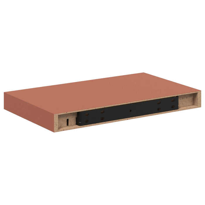 Raft de perete 4 pcs Roșu 40 x 23,5 x 4 cm Lemn compozit - WALTI WALTI