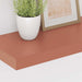 Raft de perete Pe perete Roșu 50 x 23 x 4 cm Lemn compozit - WALTI WALTI
