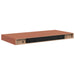 Raft de perete 2 pcs Roșu 50 x 23 x 4 cm Lemn compozit - WALTI WALTI