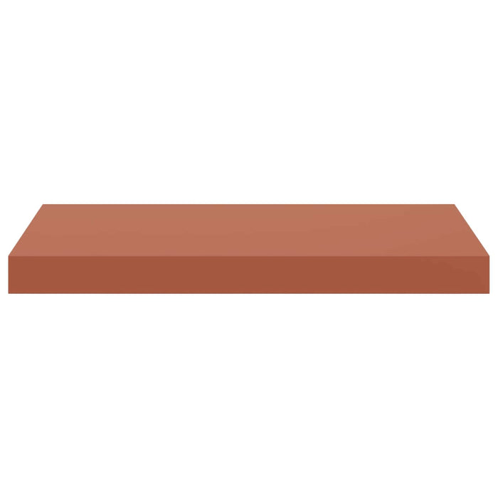 Raft de perete 2 pcs Roșu 50 x 23 x 4 cm Lemn compozit - WALTI WALTI