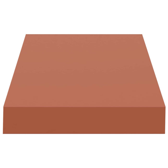 Raft de perete 2 pcs Roșu 50 x 23 x 4 cm Lemn compozit - WALTI WALTI