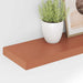 Raft de perete Pe perete Roșu 80 x 23,5 x 4 cm Lemn compozit - WALTI WALTI