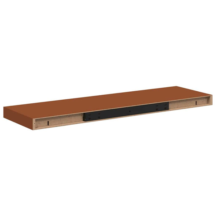 Raft de perete Pe perete Roșu 90 x 23,5 x 4 cm Lemn compozit - WALTI WALTI