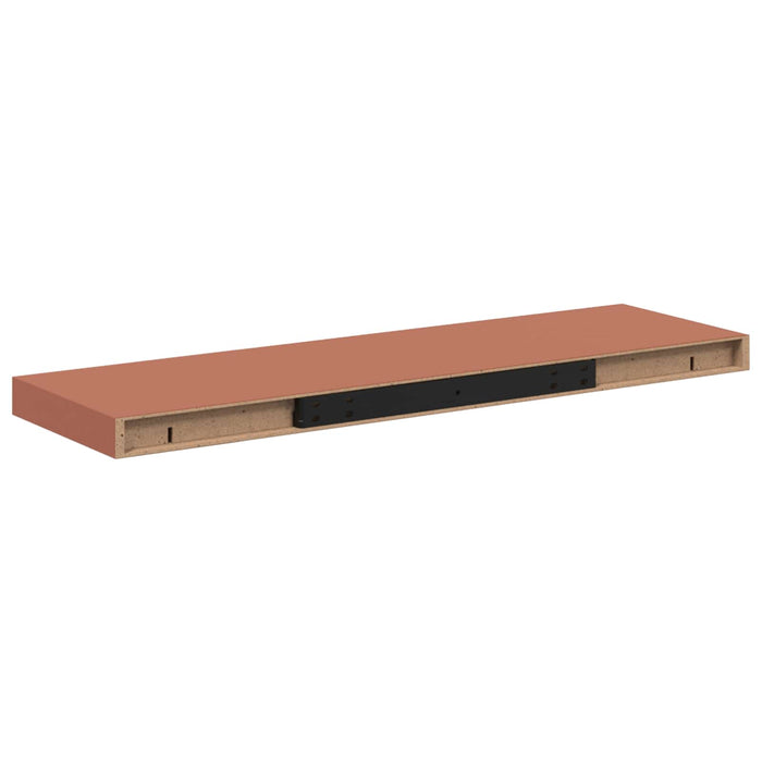 Raft de perete Pe perete Roșu 90 x 23,5 x 4 cm Lemn compozit - WALTI WALTI