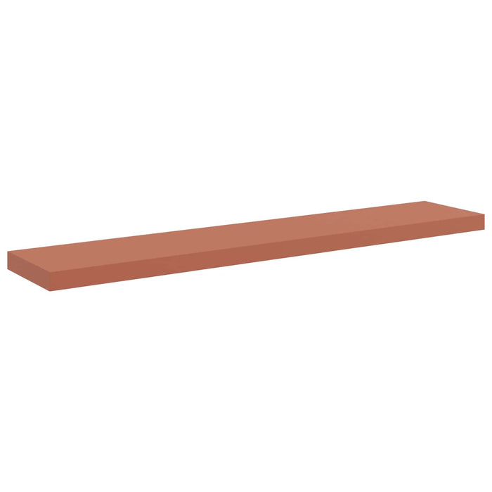 Raft de perete 2 pcs Roșu 120 x 23,5 x 4 cm Lemn compozit - WALTI WALTI