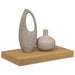 Raft de perete Pe perete Maro 40 x 23,5 x 4 cm Lemn compozit - WALTI WALTI