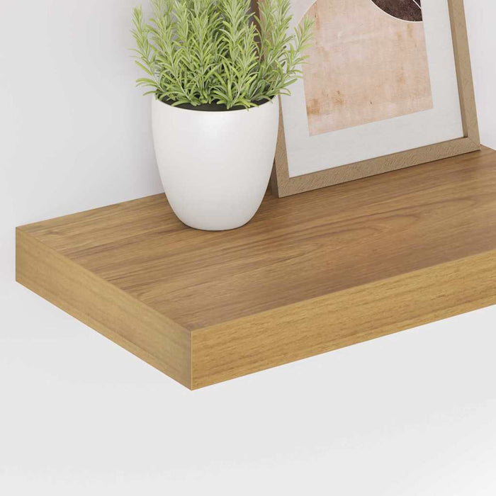 Raft de perete Montare pe perete 2 buc. Maro 40 x 23,5 x 3,8 cm WALTI