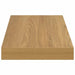 Raft de perete 2 pcs Maro 50 x 23 x 4 cm Lemn compozit - WALTI WALTI
