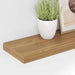 Raft de perete Pe perete Maro 50 x 23 x 4 cm Lemn compozit - WALTI WALTI