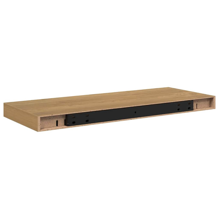 Raft de perete Pe perete Maro 50 x 23 x 4 cm Lemn compozit - WALTI WALTI