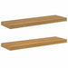 Raft de perete 2 pcs Maro 90 x 23,5 x 4 cm Lemn compozit - WALTI WALTI