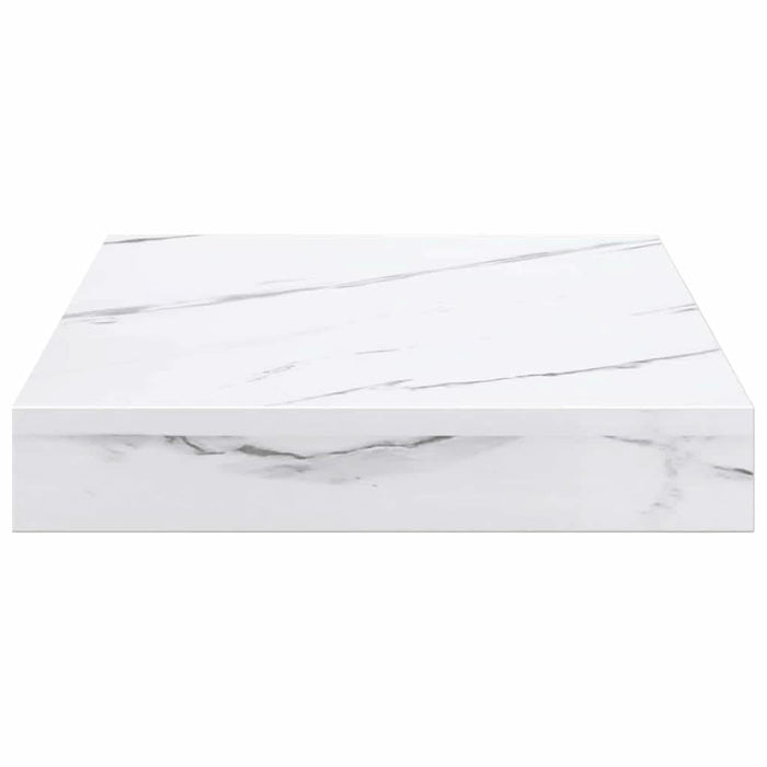 Raft de perete Marmură albă 23 x 23,5 x 4 cm Lemn compozit - WALTI WALTI