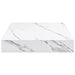 Raft de perete Pe perete 4 pcs Marmură albă 23 x 23,5 x 4 cm - WALTI WALTI