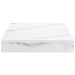 Raft de perete Pe perete 4 pcs Marmură albă 23 x 23,5 x 4 cm - WALTI WALTI