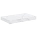 Raft de perete Marmură albă 40 x 23,5 x 4 cm Lemn compozit - WALTI WALTI