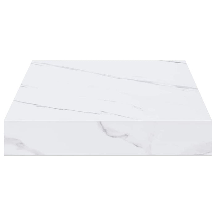 Raft de perete Marmură albă 40 x 23,5 x 4 cm Lemn compozit - WALTI WALTI