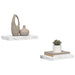 Raft de perete Pe perete 2 pcs Marmură albă 40 x 23,5 x 4 cm - WALTI WALTI