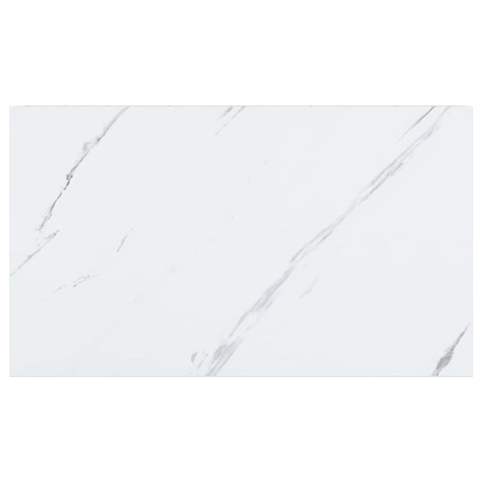 Raft de perete Pe perete 2 pcs Marmură albă 40 x 23,5 x 4 cm - WALTI WALTI