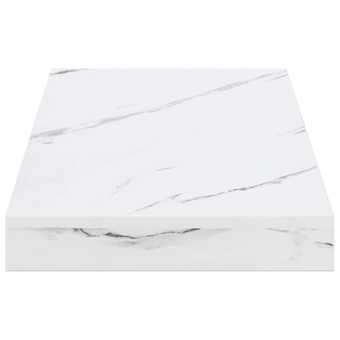 Raft de perete Marmură albă 50 x 23 x 4 cm Lemn compozit - WALTI WALTI