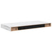 Raft de perete Pe perete 2 pcs Marmură albă 50 x 23,5 x 4 cm - WALTI WALTI