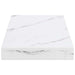 Raft de perete Pe perete 4 pcs Marmură albă 50 x 23,5 x 4 cm - WALTI WALTI