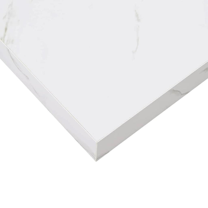 Raft de perete Marmură albă 50 x 23 x 4 cm Lemn compozit - WALTI WALTI