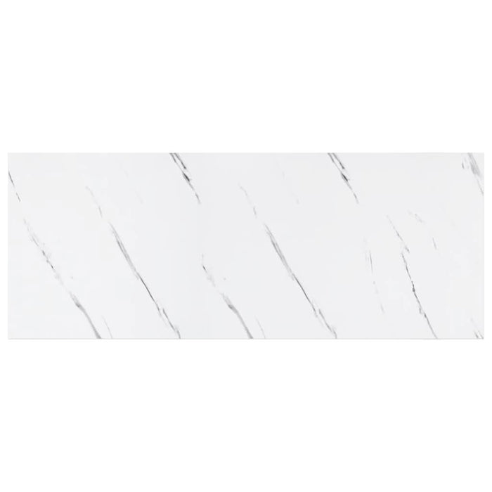 Raft de perete Marmură albă 50 x 23 x 4 cm Lemn compozit - WALTI WALTI