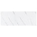 Raft de perete Marmură albă 50 x 23 x 4 cm Lemn compozit - WALTI WALTI