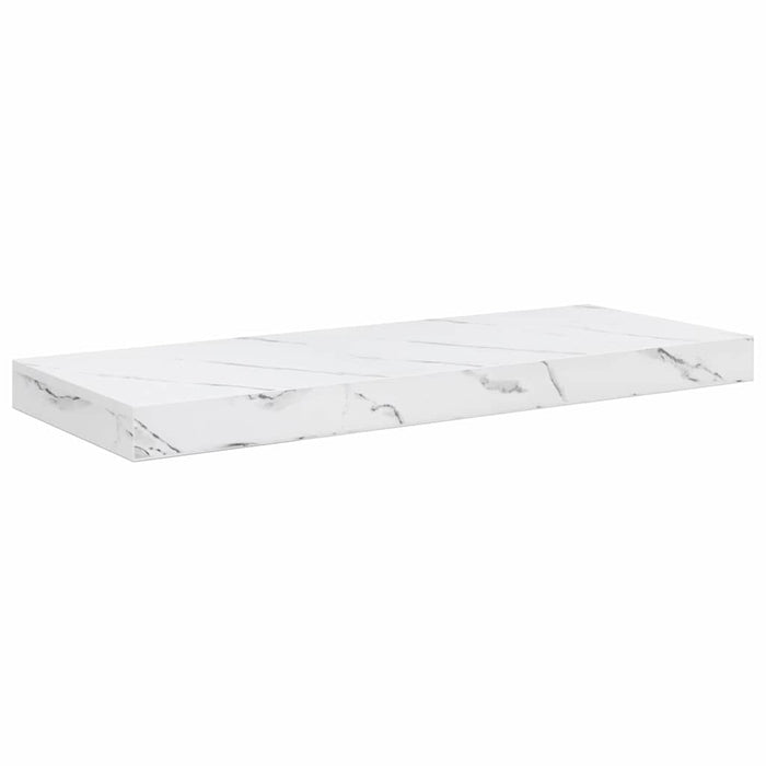 Raft de perete Pe perete 2 pcs Marmură albă 60 x 23,5 x 4 cm - WALTI WALTI