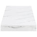 Raft de perete Pe perete 2 pcs Marmură albă 60 x 23,5 x 4 cm - WALTI WALTI