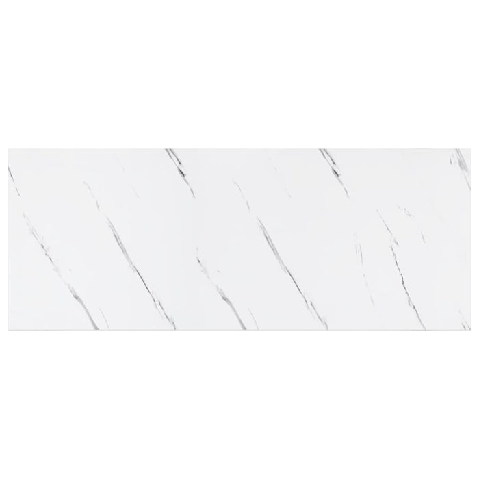 Raft de perete Pe perete 2 pcs Marmură albă 60 x 23,5 x 4 cm - WALTI WALTI
