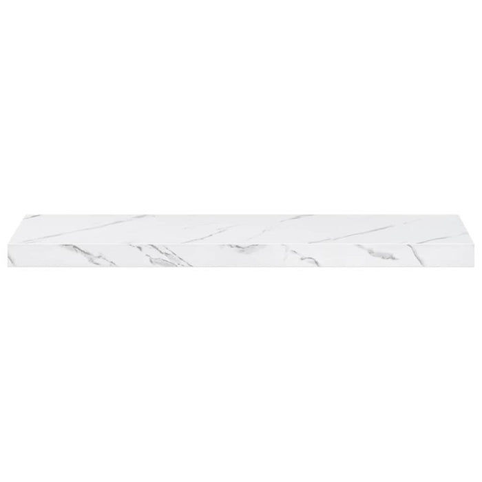 Raft de perete Pe perete 2 pcs Marmură albă 80 x 23,5 x 4 cm - WALTI WALTI