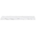 Raft de perete Pe perete 2 pcs Marmură albă 80 x 23,5 x 4 cm - WALTI WALTI