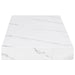 Raft de perete Pe perete 2 pcs Marmură albă 80 x 23,5 x 4 cm - WALTI WALTI