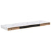 Raft de perete Pe perete 4 pcs Marmură albă 80 x 23,5 x 4 cm - WALTI WALTI