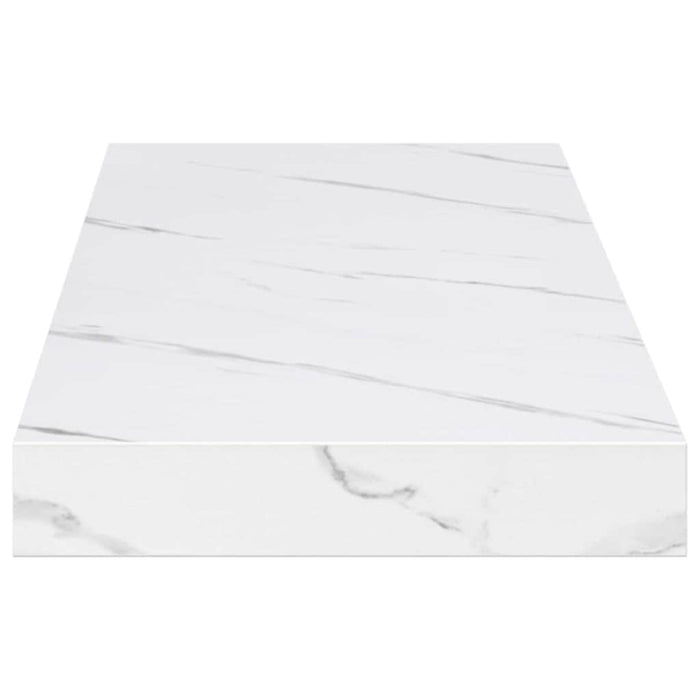 Raft de perete Pe perete 4 pcs Marmură albă 80 x 23,5 x 4 cm - WALTI WALTI