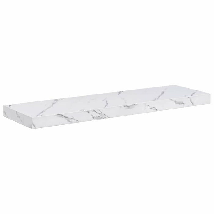 Raft de perete Pe perete 4 pcs Marmură albă 90 x 23,5 x 4 cm - WALTI WALTI