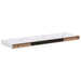 Raft de perete Pe perete 4 pcs Marmură albă 90 x 23,5 x 4 cm - WALTI WALTI